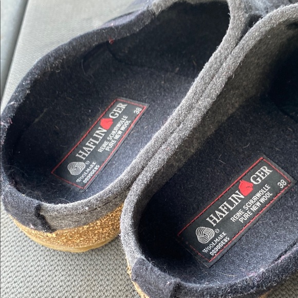 Haflinger Gray and Black Slip-On Clogs - Picture 4 of 5